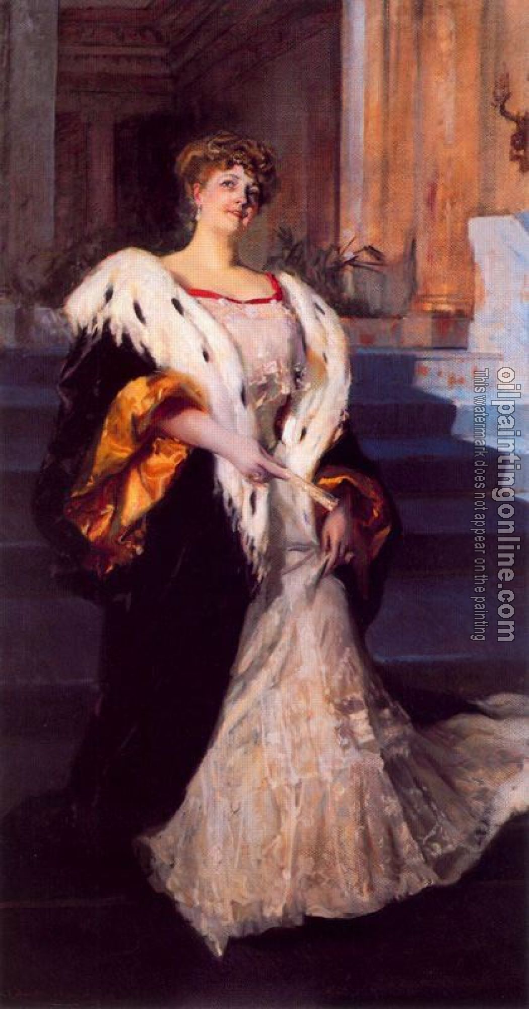 Joaquin Sorolla y Bastida - Portrait of Dona Elena Ortuzar Blasco Ibanez